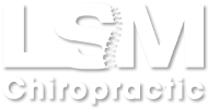 LSM Chiropractic of Whitewater Logo White Version